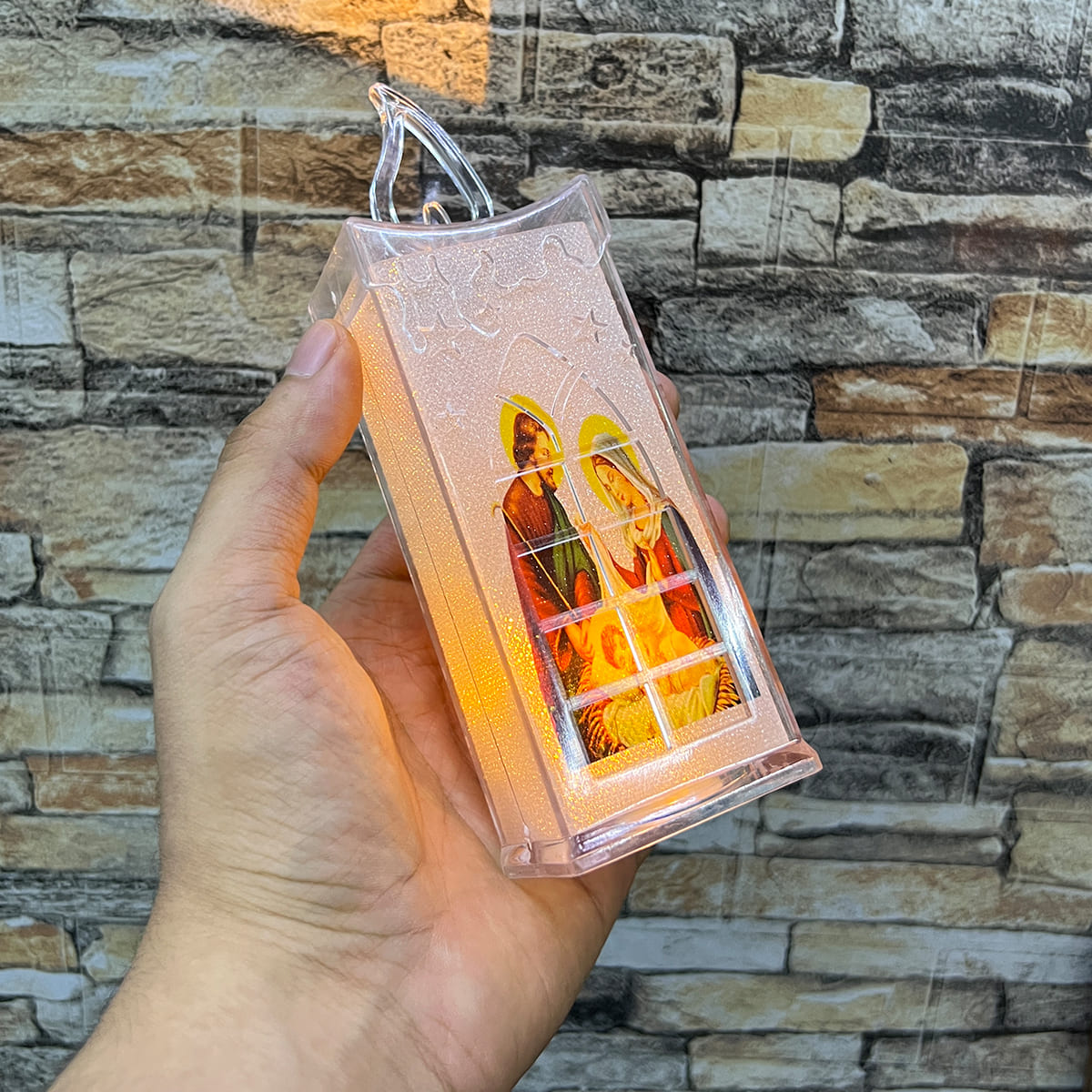 Miniatura 4 de Vela LED X4 Con Imagen Religiosa VLR01X4